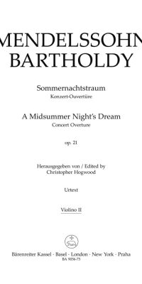 Mendelssohn: Sommernachtstraum - A Midsummer Night's Dream