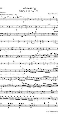 Mendelssohn: Lobgesang / Hymn of Praise op. 52 MWV A 18