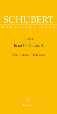 Franz Schubert: Lieder Band 5 Sopraan (Baerenreiter)