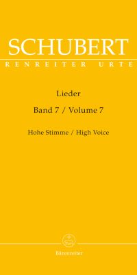 Franz Schubert: Lieder Band 7 Sopraan (Baerenreiter)