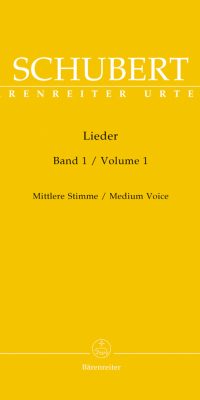 Franz Schubert: Lieder Band 1 Mezzo-Sopraan (Baerenreiter)