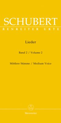 Franz Schubert: Lieder Band 2 Mezzo-Sopraan (Baerenreiter)