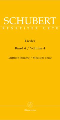 Franz Schubert: Lieder Band 4 Mezzo-Sopraan (Baerenreiter)