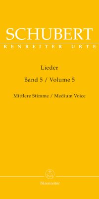 Franz Schubert: Lieder Band 5 Mezzo-Sopraan (Baerenreiter)