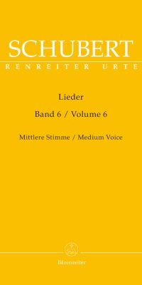 Franz Schubert: Lieder Band 6 Mezzo-Sopraan (Baerenreiter)