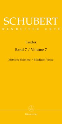 Franz Schubert: Lieder Band 7 Mezzo-Sopraan (Baerenreiter)