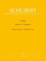 Franz Schubert: Lieder Band 8 Mezzo-Sopraan (Baerenreiter)