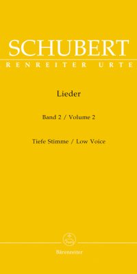 Franz Schubert: Lieder Band 2 Alt/Bas (Baerenreiter)