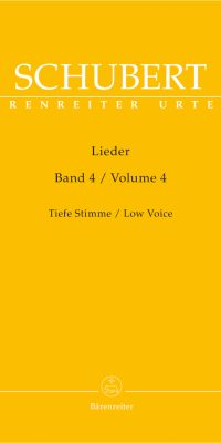 Franz Schubert: Lieder Band 4 Alt/Bas (Baerenreiter)