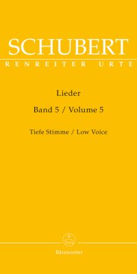 Franz Schubert: Lieder Band 5 Alt/Bas (Baerenreiter)