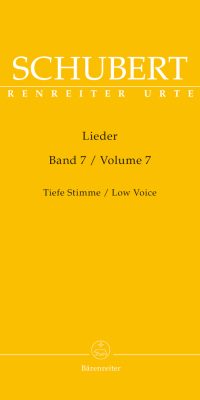 Franz Schubert: Lieder Band 7 Alt/Bas (Baerenreiter)