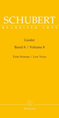 Franz Schubert: Lieder Band 8 Alt/Bas (Baerenreiter)