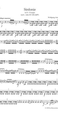 Mozart: Symphony D major (Viool)