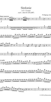 Mozart: Symphony D major (Altviool)