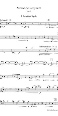 Faure: Requiem op. 48 (Altviool)
