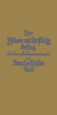 Psalmen und Christliche Gesäng fugweis