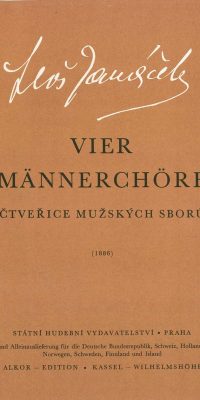 Leos Janacek: Vier Mannerchore