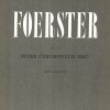 Josef Bohuslav Foerster: Lieder der Junitage