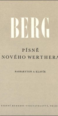 Josef Berg: Lieder des neuen Werther
