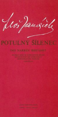 Leos Janacek: Des Narren Irrfahrt(Männerchor mit Sopran Solo)