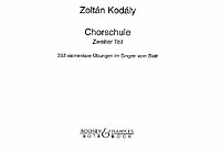 Zoltán Kodály: Chorschule Band 2