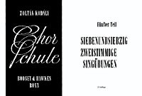 Zoltán Kodály: Chorschule Band 5