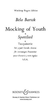 Bartok: Mocking of Youth
