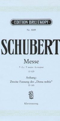 Franz Schubert: Messe F D105