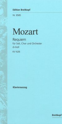 Mozart: Requiem d-moll KV 626 (Vocal Score - Klavieruitreksel)