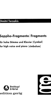Dimitri Terzakis: Sappho-Fragmente