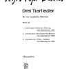 Johann Nepomuk David: 3 Tierlieder Wk36/1 Bienenseg.