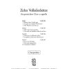 Johann Nepomuk David: 10 Volksliedsätze, Heft 1