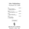 Johann Nepomuk David: 10 Volksliedsätze, Heft 2