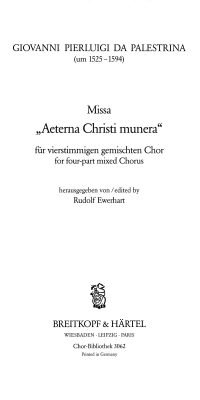 Giovanni Pierluigi da Palestrina:  Missa Aeterna Christi munera