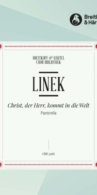 Jiri Ignaz Linek: Christ, der Herr Kommt in die Welt