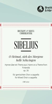 Sibelius: Festliche Hymne aus Finlandia Op.26 (SATB)