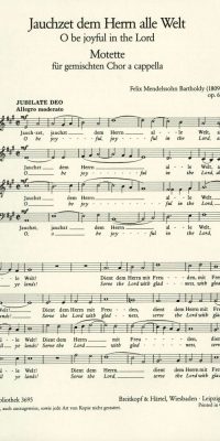 Felix Mendelssohn Bartholdy: Drei Motetten op. 69/2
