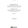 Bach: Kantate BWV 132 Bereitet die Wege, bereitet die Bahn (Koor)