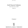 Johannes Brahms: 12 deutsche Volkslieder WoO 35 (SATB)