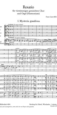 Franz Liszt: Rosario