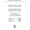Max Reger: Zwanzig Responsorien, Heft 1