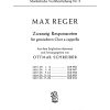 Max Reger: Zwanzig Responsorien, Heft 4