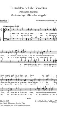 Felix Mendelssohn Bartholdy: 2 Geistl.Chöre 2. Periti autem