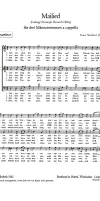 Franz Schubert: Mailied D 129