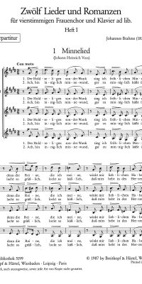 12 Lieder und Romanzen Op.44 1-6