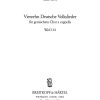 Johannes Brahms: 14 deutsche Volkslieder WoO34