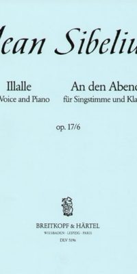 Sibelius: Illalle - An den Abend