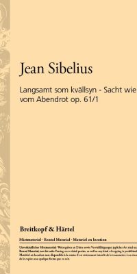 Sibelius: Langsamt - Sacht Wie Vom Abend