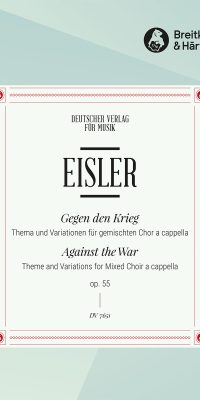 Hanns Eisler: Gegen den Krieg