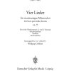 Felix Mendelssohn Bartholdy: Vier Lieder op. 75